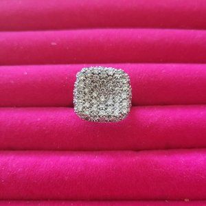 Sterling Silver and CZ Ring, Size 7.5